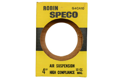 Speco G4CA10 4" Full Range Speaker NOS