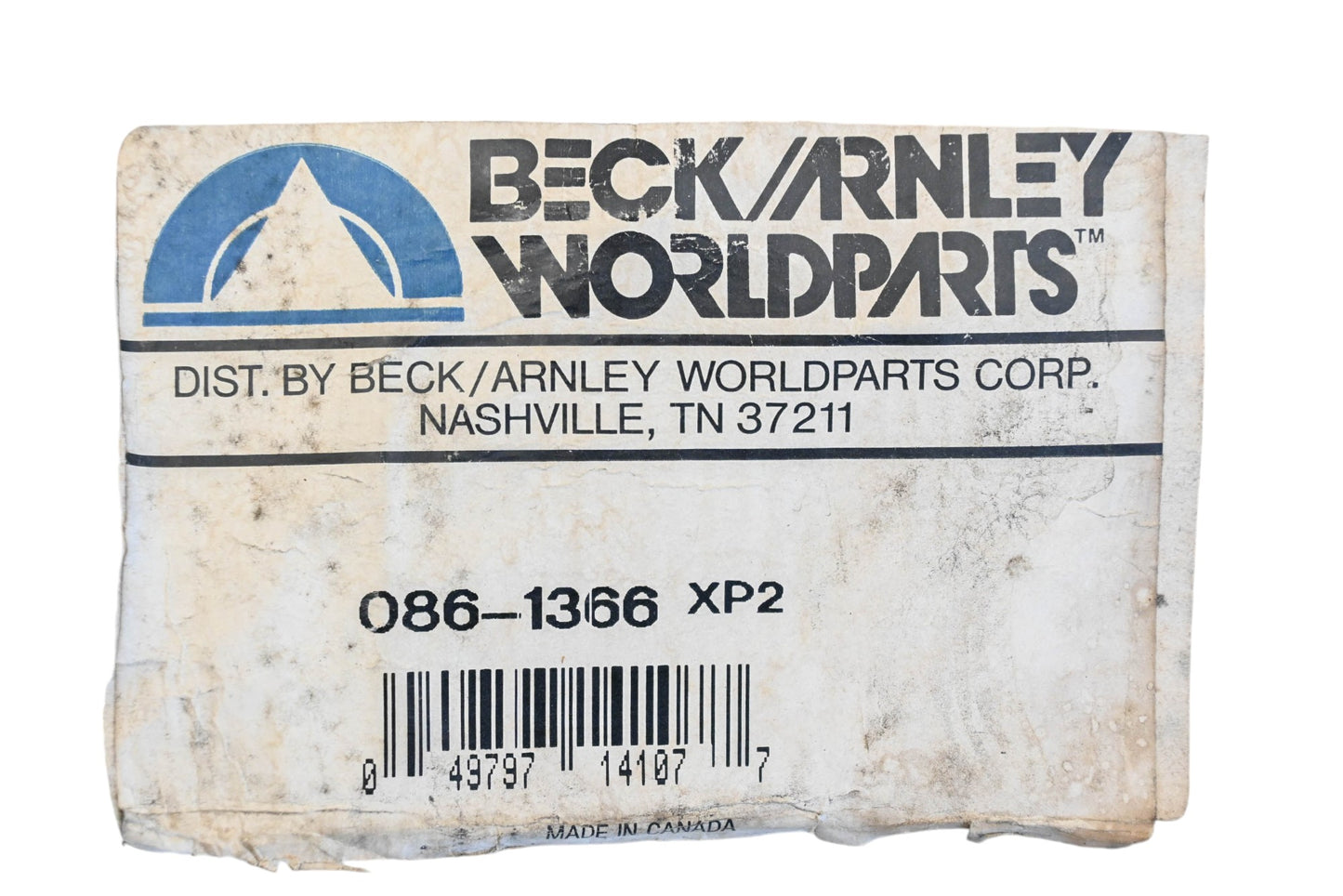 Beck/Arnley 086-1366 Non-Asbestos Disc Brake Pad Kit NOS