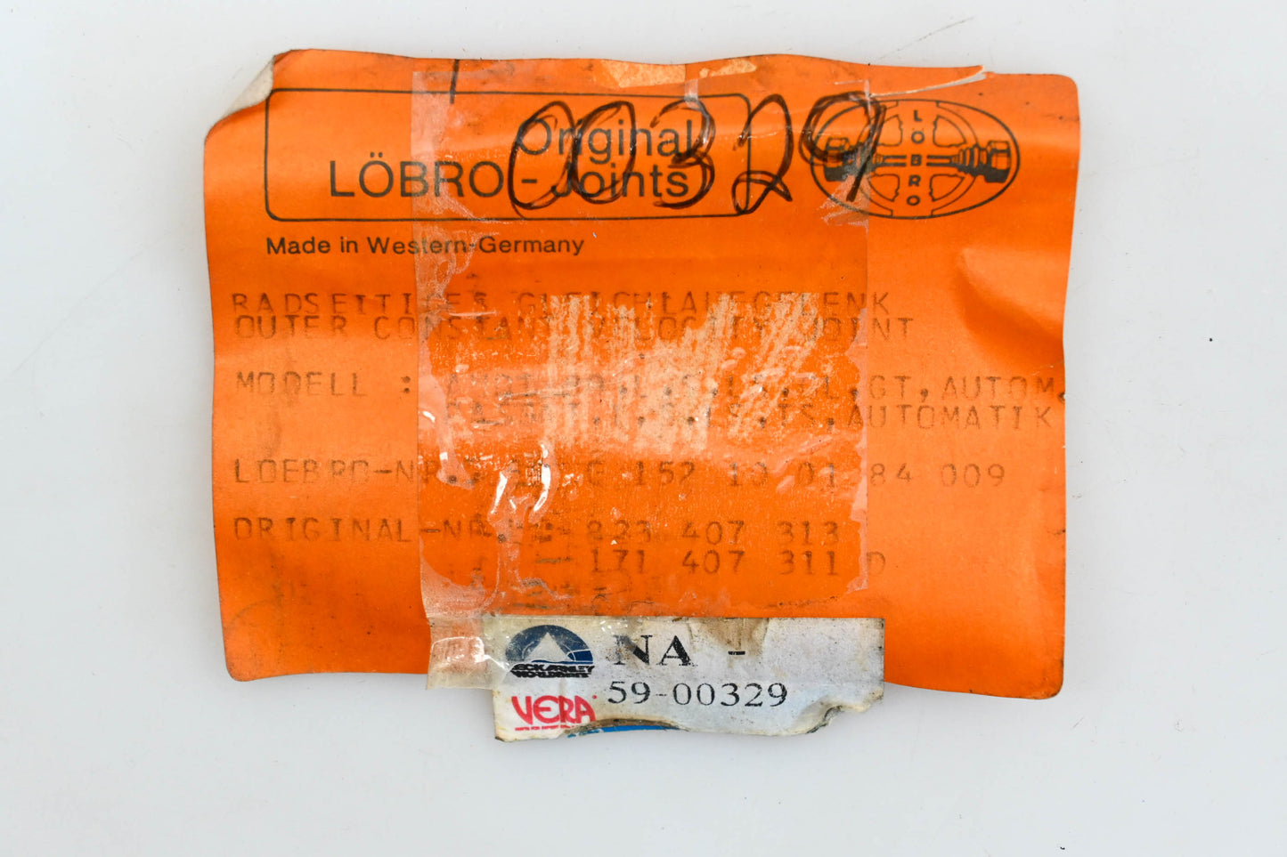 Lobro C152100184009, 823407313, 171407311D CV Joint Kit NOS