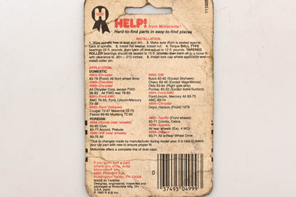 Motormite 04999, 111026 Help! 71-83 Datsun Spindle Nut Lock Kit NOS