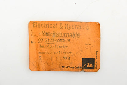 Ate 03.2122-2905.3 Brake Master Cylinder NOS