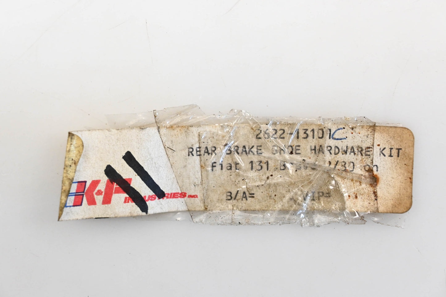 K&F Industries 2622-13101C, 2622-13101 Fiat 131 Rear Drum Brake Hardware Kit NOS