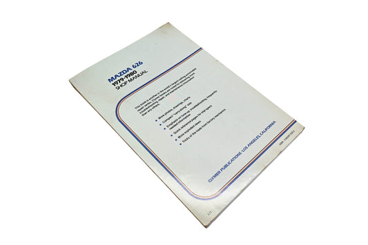 Clymer ISBN 0 89287 358 2, A269, ISBN 0-89287-358-2 79-80 Mazda 626 Shop Manual