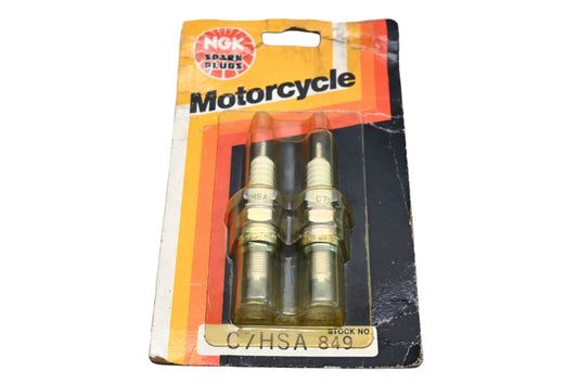 NGK C7HSA, 849 Copper Core Spark Plugs Qty 2 NOS