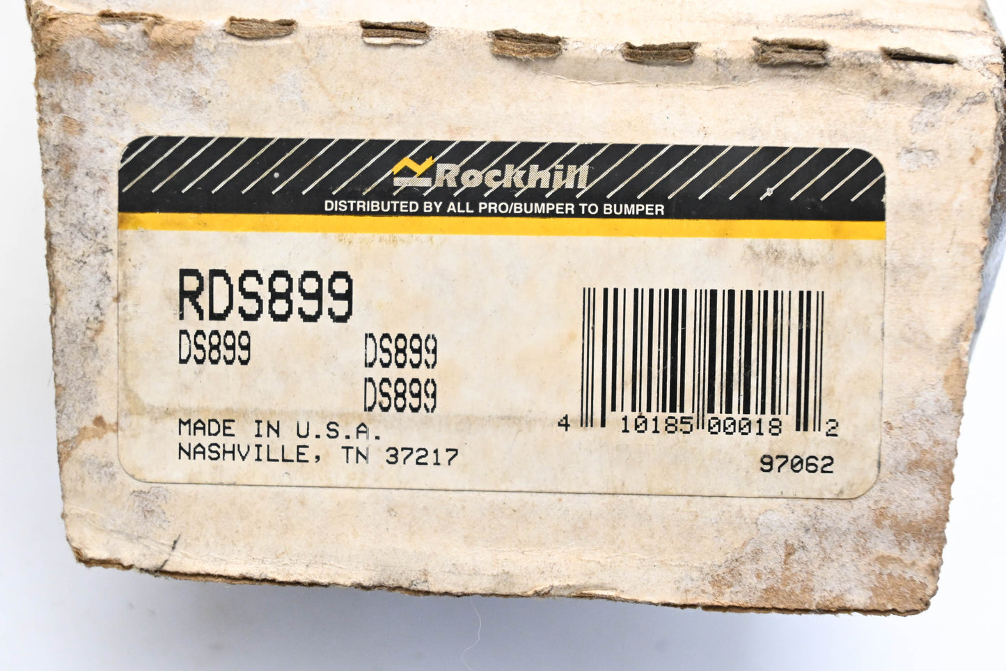 Rockhill RDS899, DS899 Center Drag Link Kit NOS