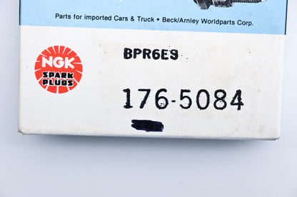 Beck Arnley 176-5084, BPR6ES NGK Spark Plugs Qty 2 NOS