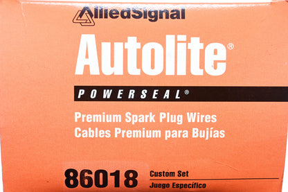 Autolite 86018 PowerSeal Premium Spark Plug Wire Kit NOS