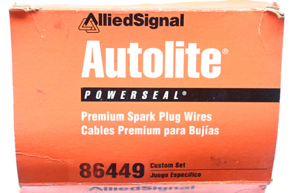 Autolite 86449 PowerSeal Premium Spark Plug Wire Kit NOS