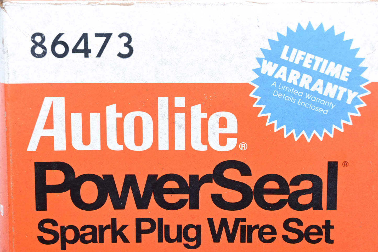 Autolite 86473, 6405 PowerSeal Spark Plug Wire Kit NOS