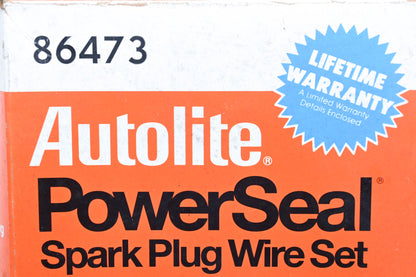 Autolite 86473, 6405 PowerSeal Spark Plug Wire Kit NOS