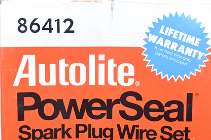 Autolite 86412 PowerSeal Spark Plug Wire Kit NOS