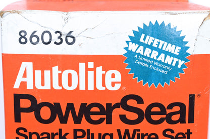 Autolite 86036 PowerSeal Spark Plug Wire Kit NOS