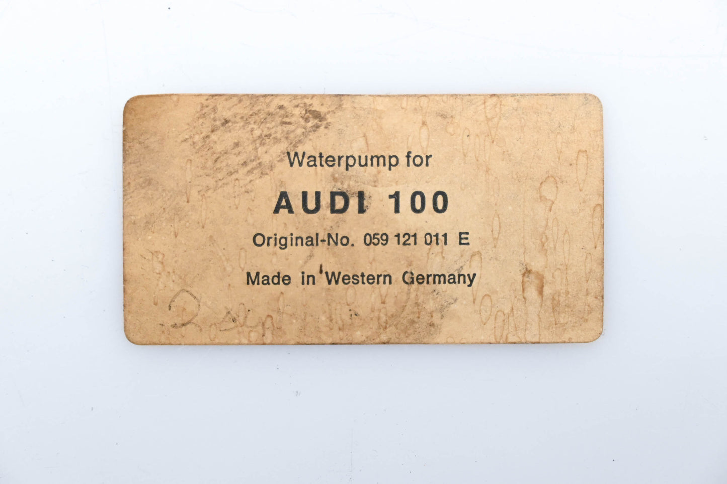 Aftermarket 059 121 011 E, 059.121.013 Water Pump Kit NOS