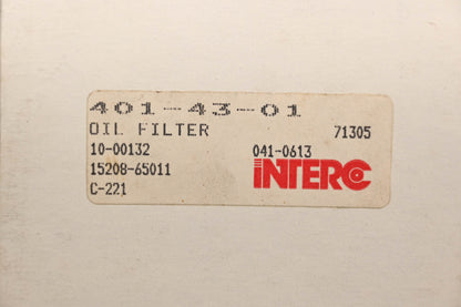 Interco 041-0613, 15208-65011, C-221 Oil Filter NOS