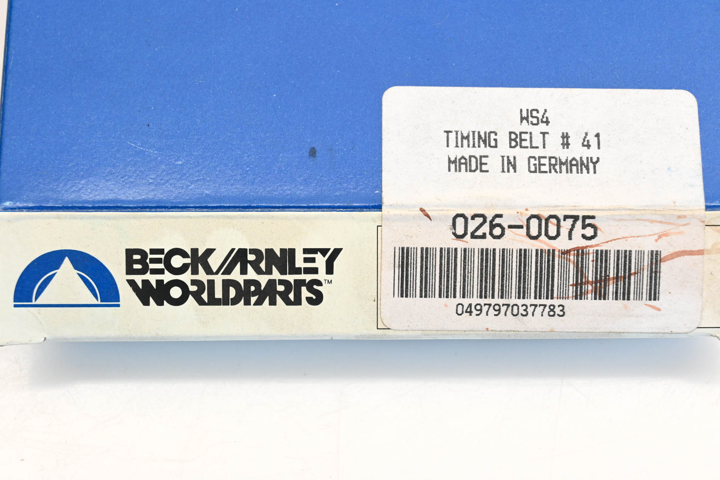 Beck/Arnley 026-0075, CD41, 95ZA19 MBL-Three Stars Timing Belt NOS