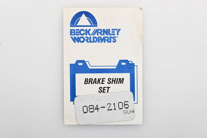Beck/Arnley 084-2106 Brake Pad Shim Kit NOS