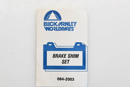 Beck/Arnley 084-2003 Brake Pad Shim Kit NOS