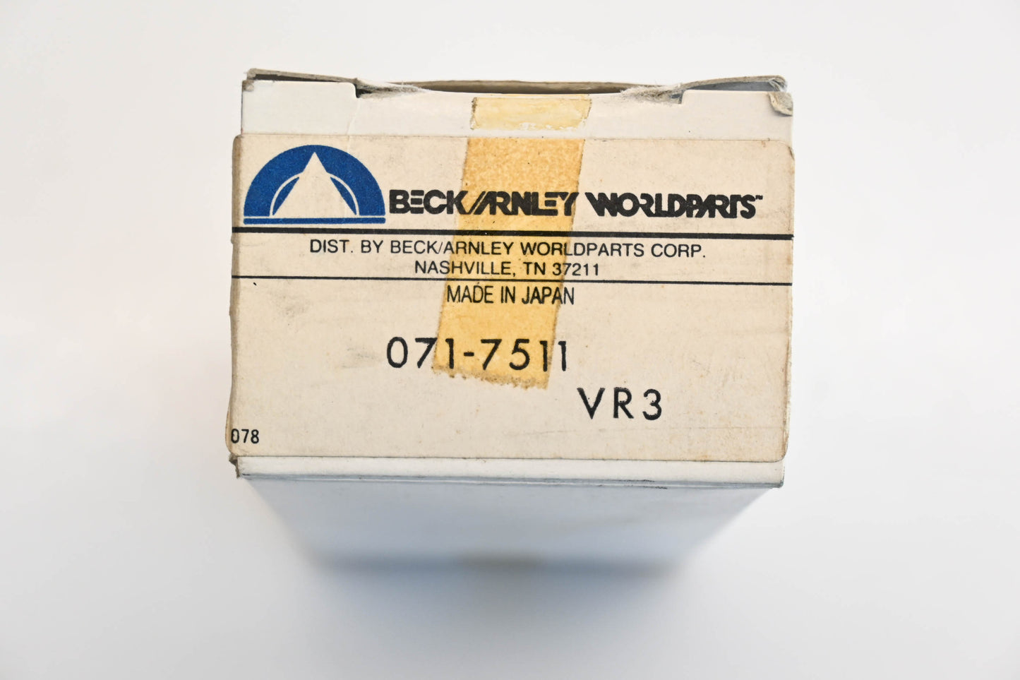 Beck/Arnley 071-7511 Brake Master Cylinder Repair Kit NOS