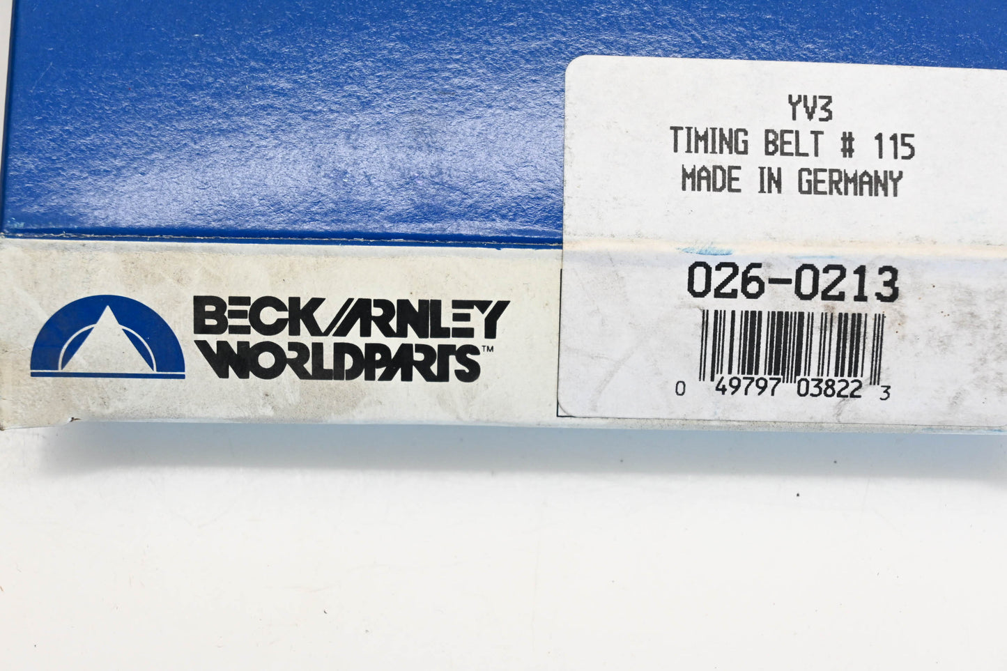 Beck/Arnley 026-0213, B-115 CRP Automotive Timing Belt NOS
