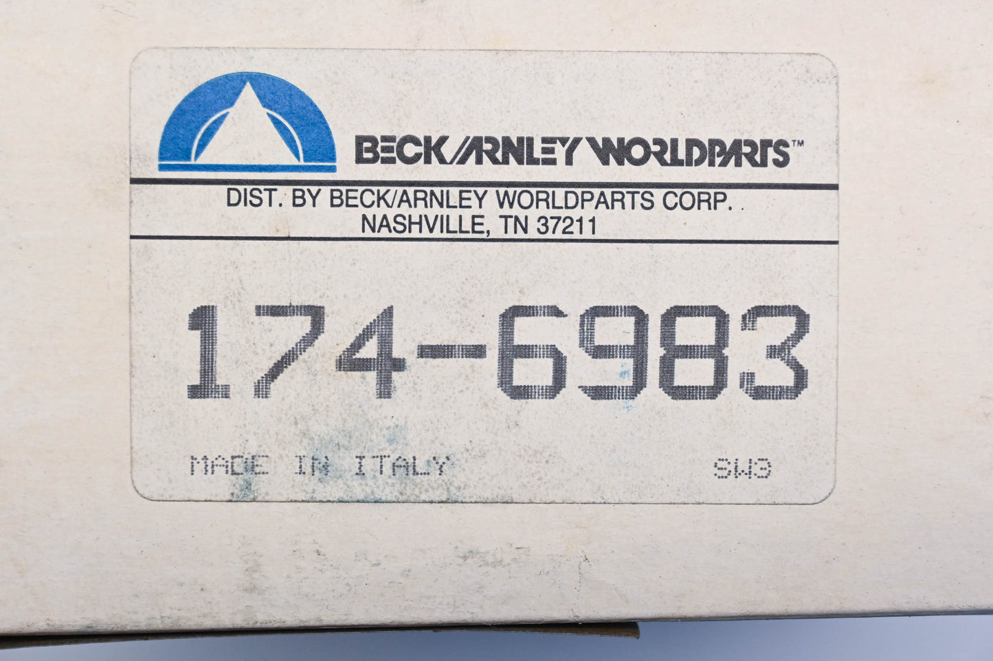 Beck/Arnley Distributor Cap/Spark Plug Wire Kit NOS