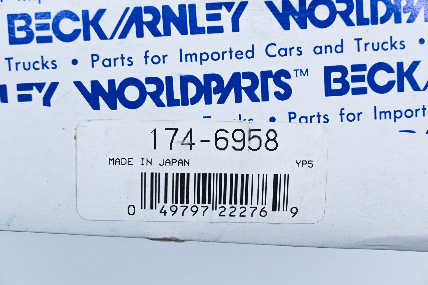 Beck/Arnley Distributor Cap Kit NOS