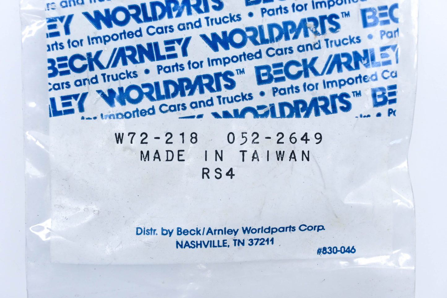 Beck/Arnley Wheel Seal NOS