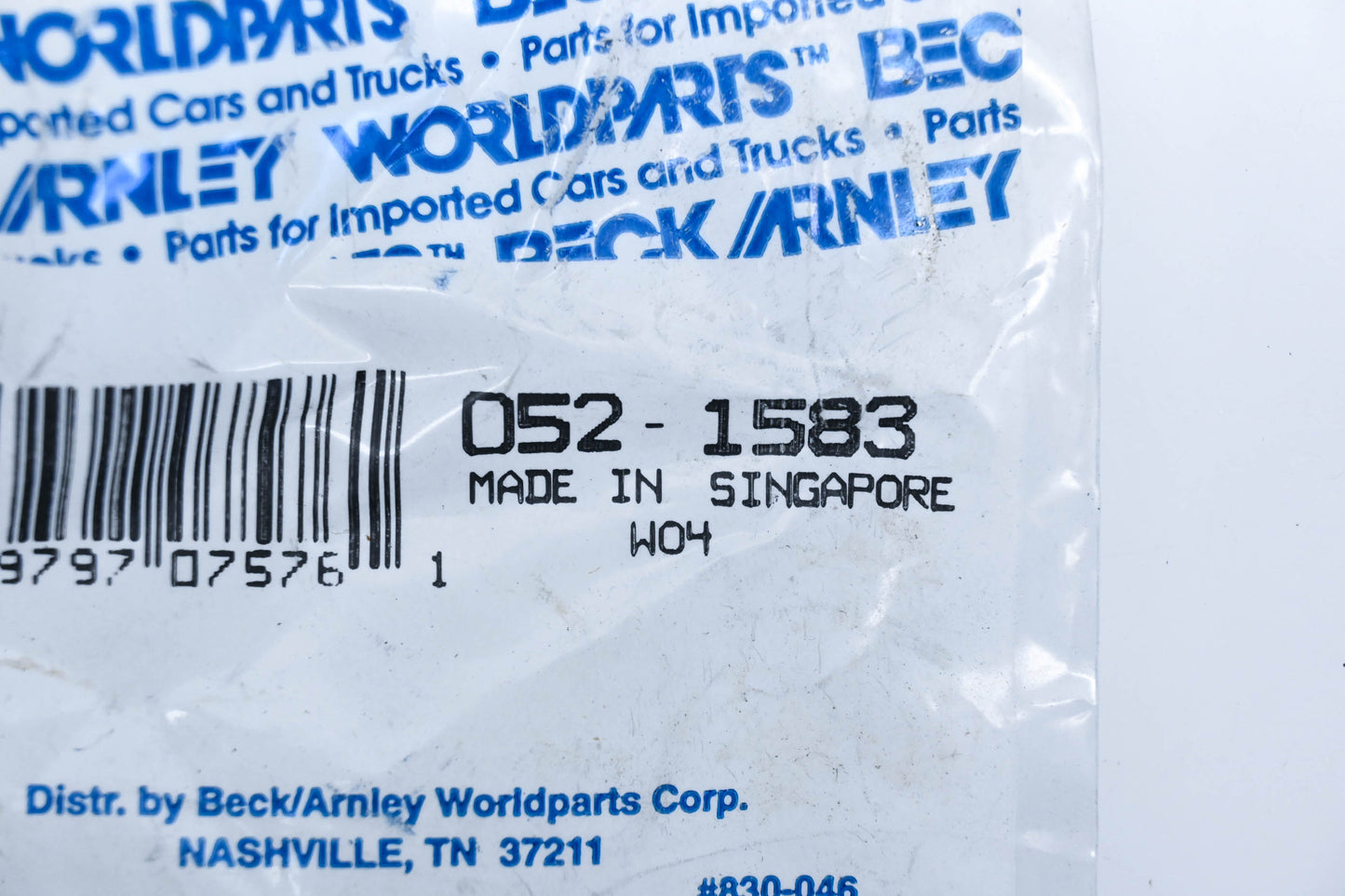 Beck/Arnley Wheel Seal NOS