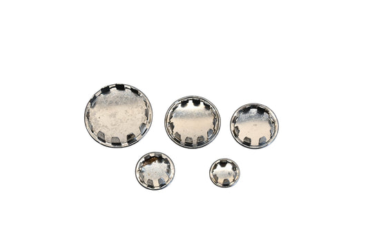 Motormite 02412 Universal Chrome Plug Button Kit NOS