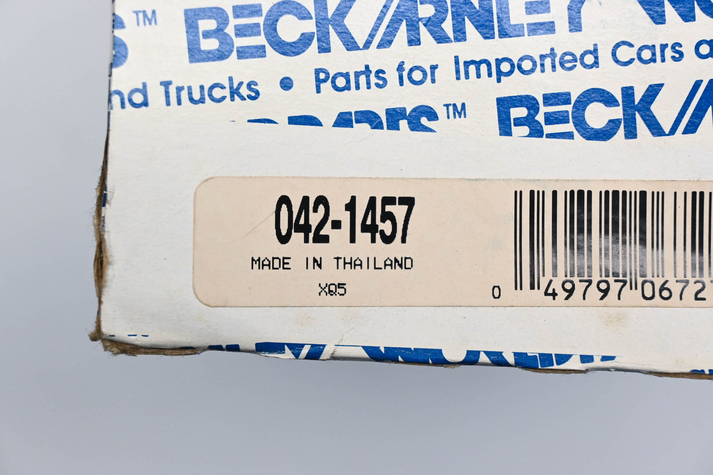 Beck/Arnley 042-1457 Air Filter NOS