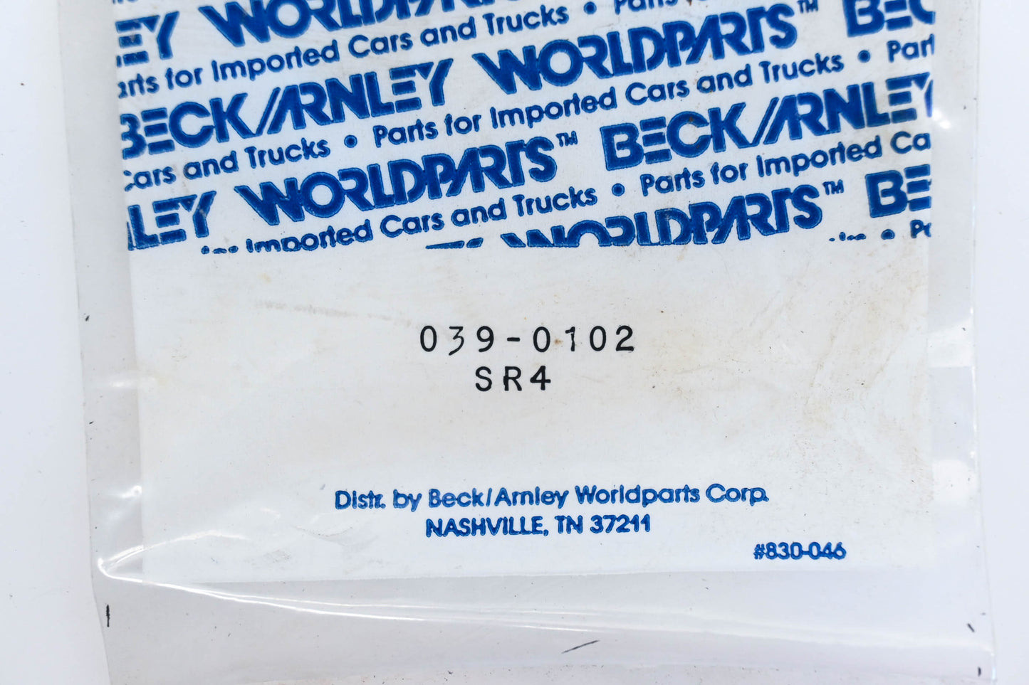 Beck/Arnley 039-0102 Thermostat Gasket NOS