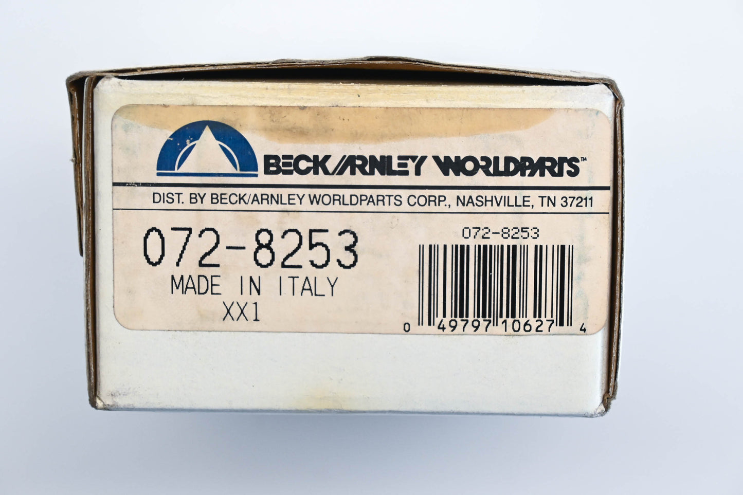 Beck Arnley 072-8253 Drum Brake Wheel Cylinder NOS