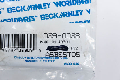 Beck/Arnley 039-0038 Thermostat Gasket NOS