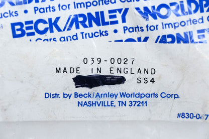 Beck/Arnley 039-0027 Thermostat Gasket NOS