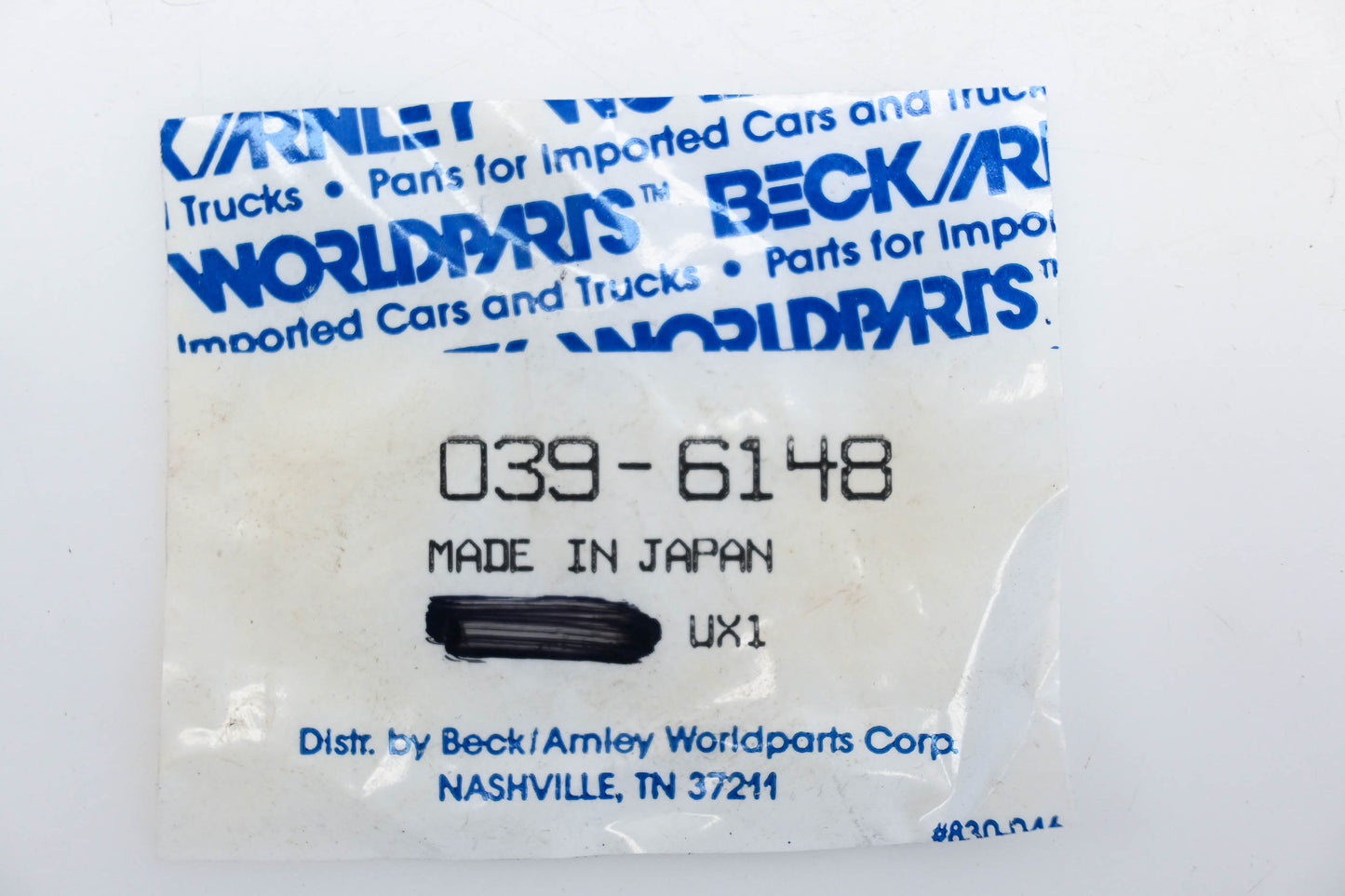 Beck/Arnley 039-6148 Spark Plug Tube Seal NOS