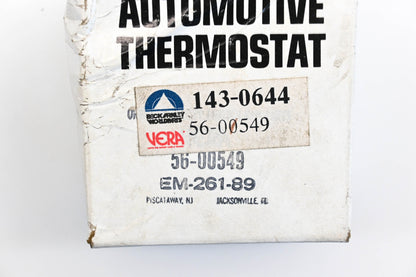 Aftermarket 143-0644, 56-00549, EM-261-89 Thermostat NOS