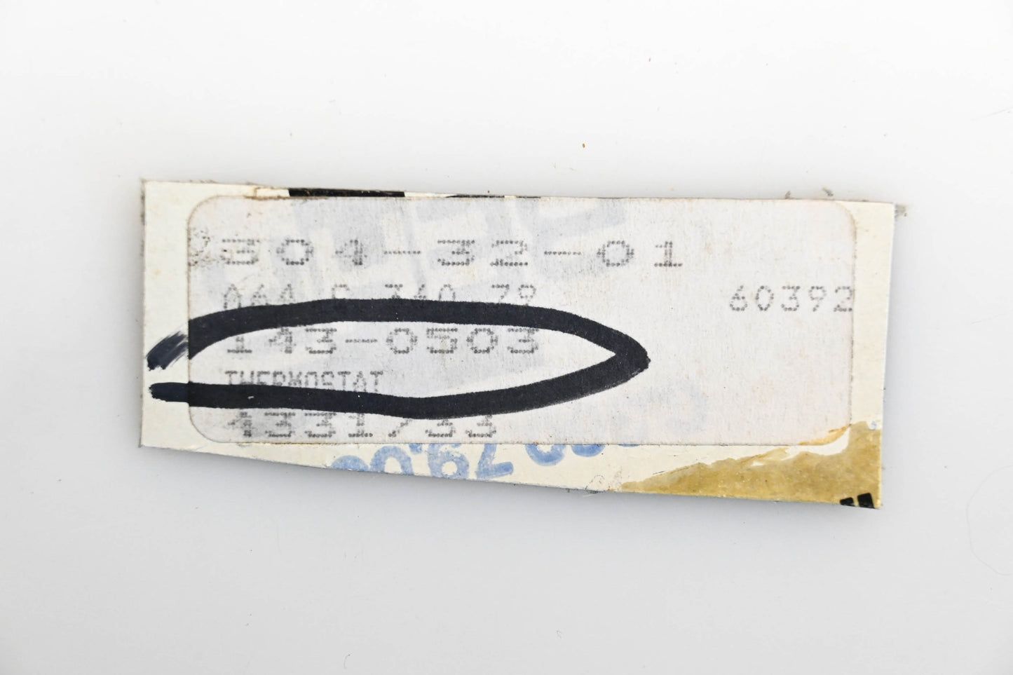 BEHR 143-0503, 4331/33, 304-32-01 Thermostat NOS