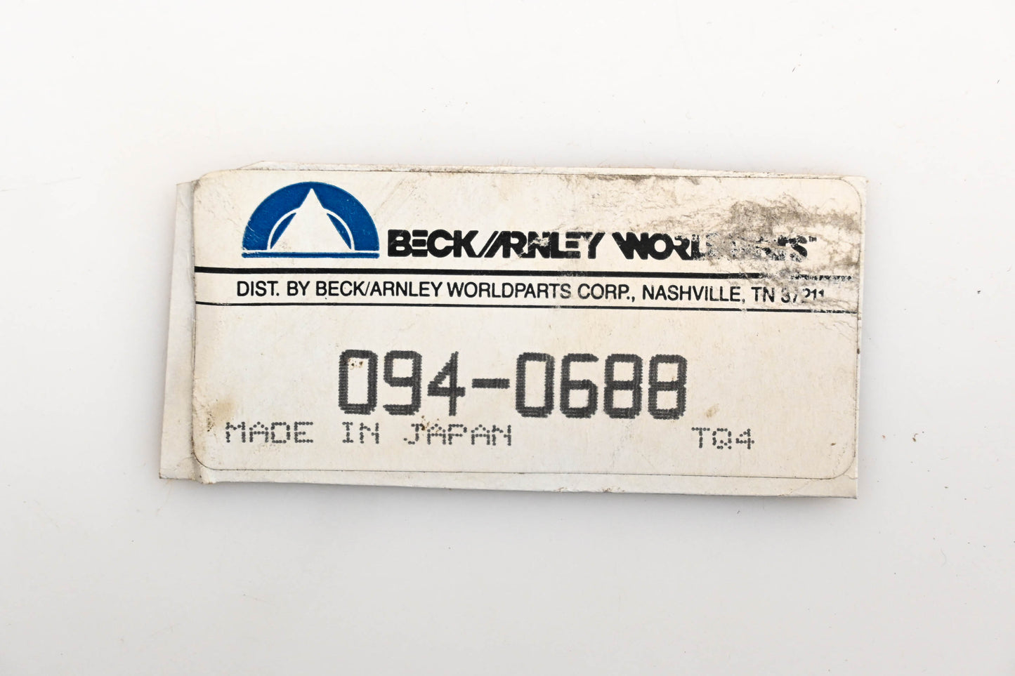 Beck/Arnley 094-0688 Parking Brake Cable NOS