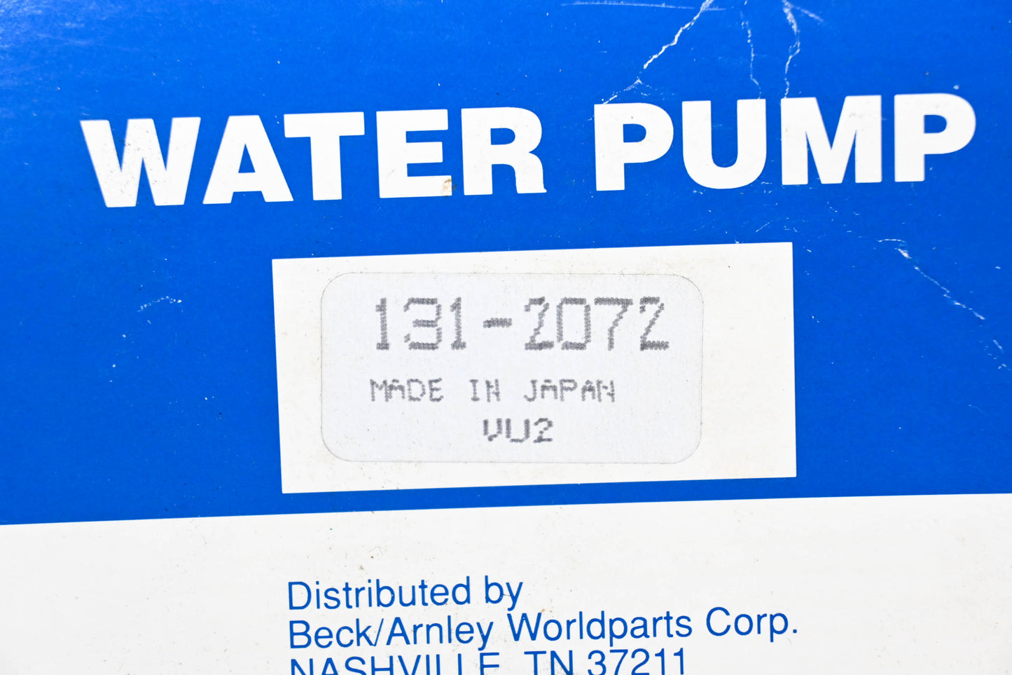 Beck/Arnley 131-2072 Water Pump NOS