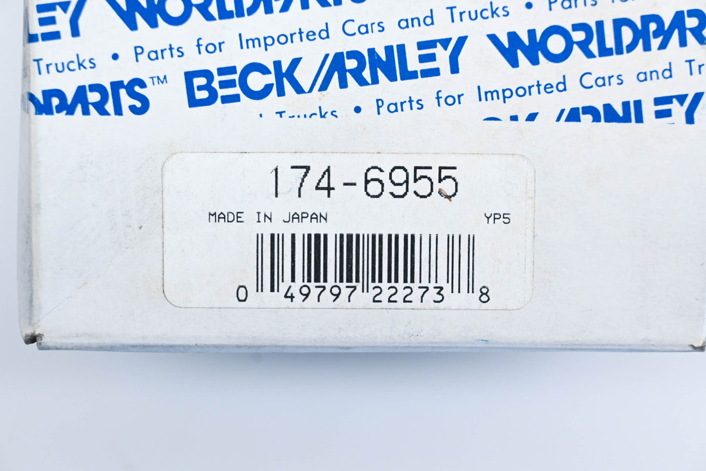 Beck Arnley 174-6955 Distributor Cap Kit NOS