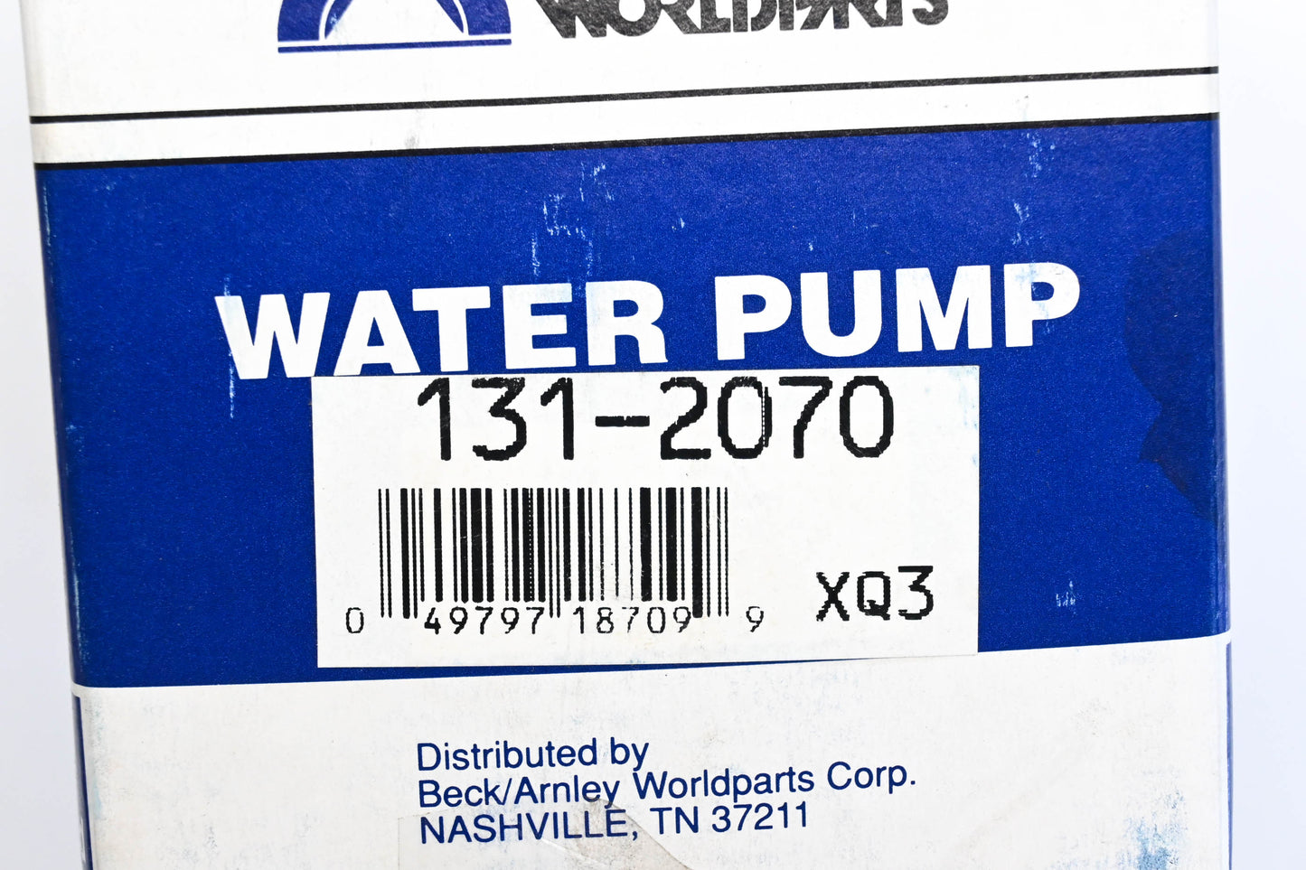 Beck/Arnley 131-2070 NPW Water Pump Kit NOS