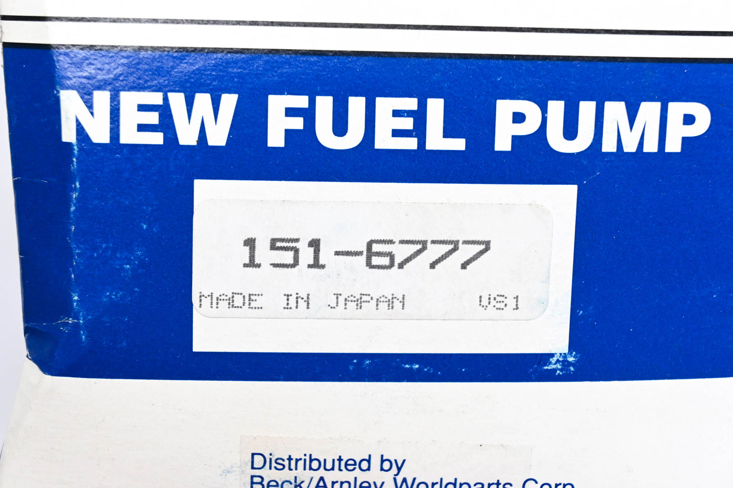 Beck/Arnley 151-6777 Mechanical Fuel Pump Kit NOS