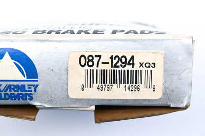 Beck/Arnley 087-1294 Silver Supreme Semi-Metallic Disc Brake Pad Kit NOS