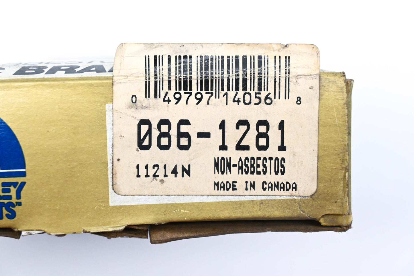 Beck/Arnley 086-1281, 11214N Super Deluxe Non-Asbestos Disc Brake Pad Kit NOS