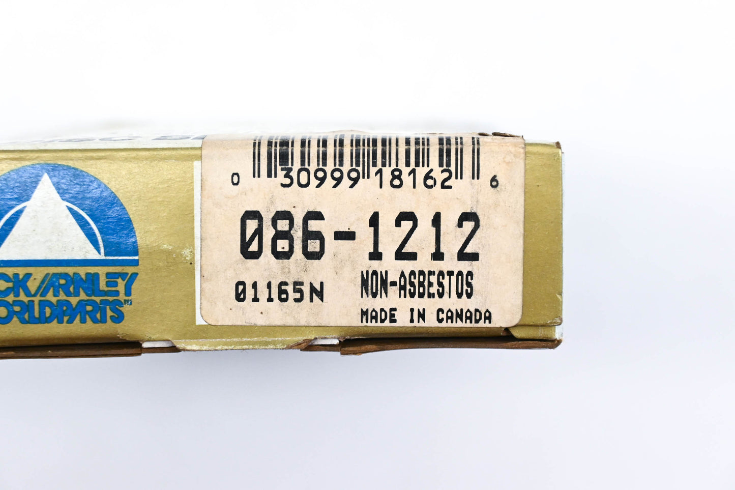 Beck/Arnley 086-1212, 01165N Super Deluxe Non-Asbestos Disc Brake Pad Kit NOS