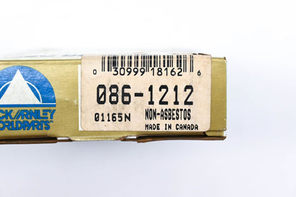 Beck/Arnley 086-1212, 01165N Super Deluxe Non-Asbestos Disc Brake Pad Kit NOS