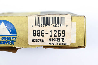 Beck/Arnley 086-1269, 02075N Super Deluxe Non-Asbestos Disc Brake Pad Kit NOS