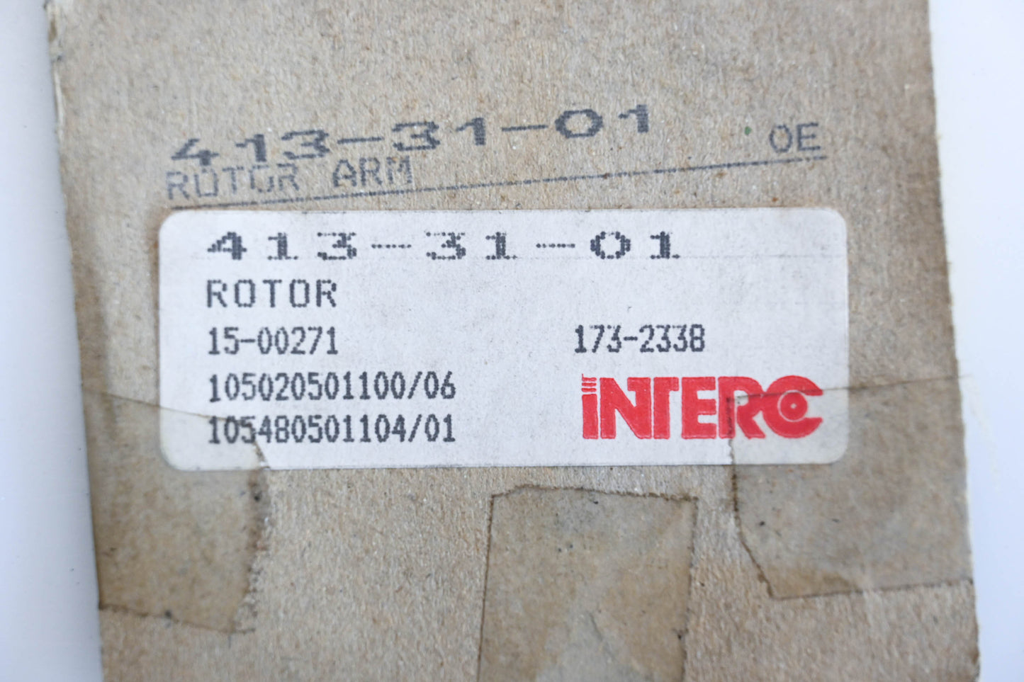 Facet 173-2338, 15-00271, 713-31-01 Interco Distributor Rotor NOS