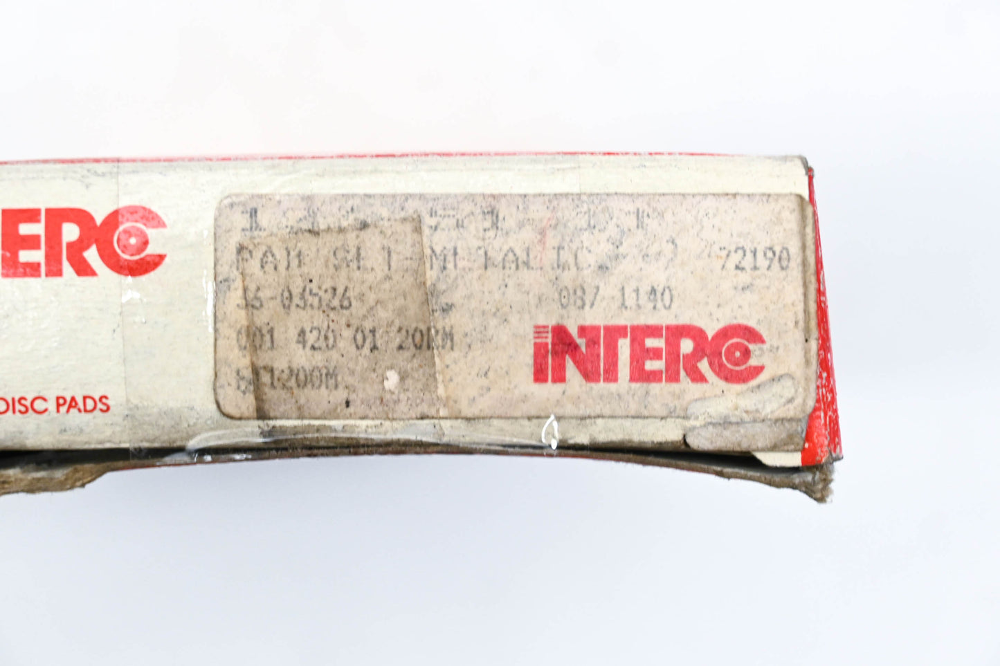 Interco 087-1140, 36-03526 Disc Brake Pad Kit NOS