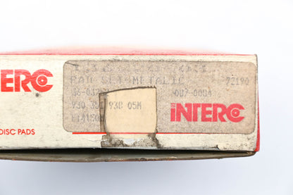 Interco 087-0084, 36-03752 Disc Brake Pad Kit NOS