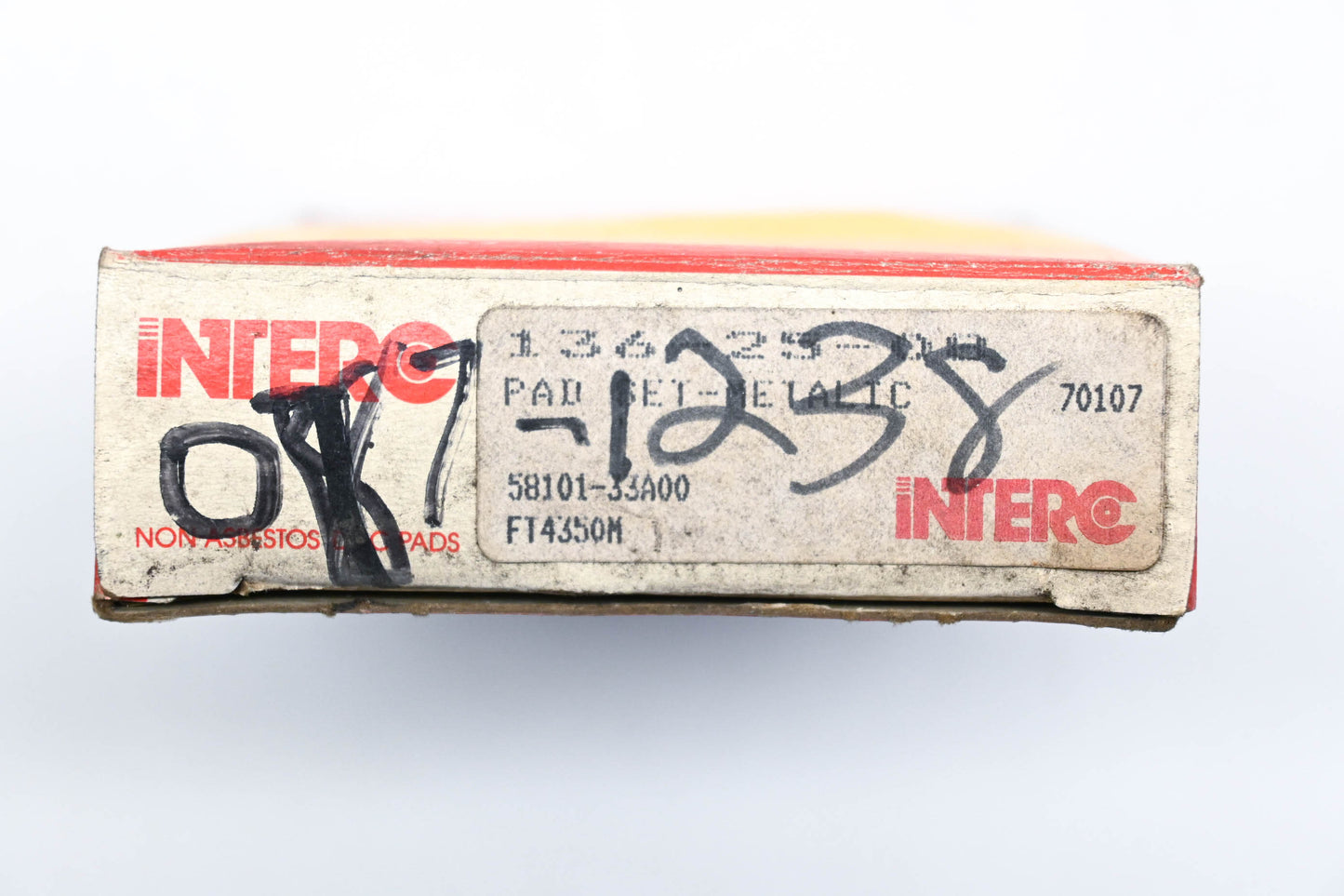 Interco 087-1238, 58101-33A00, FT4350M Non-Asbestos Disc Brake Pad Kit NOS